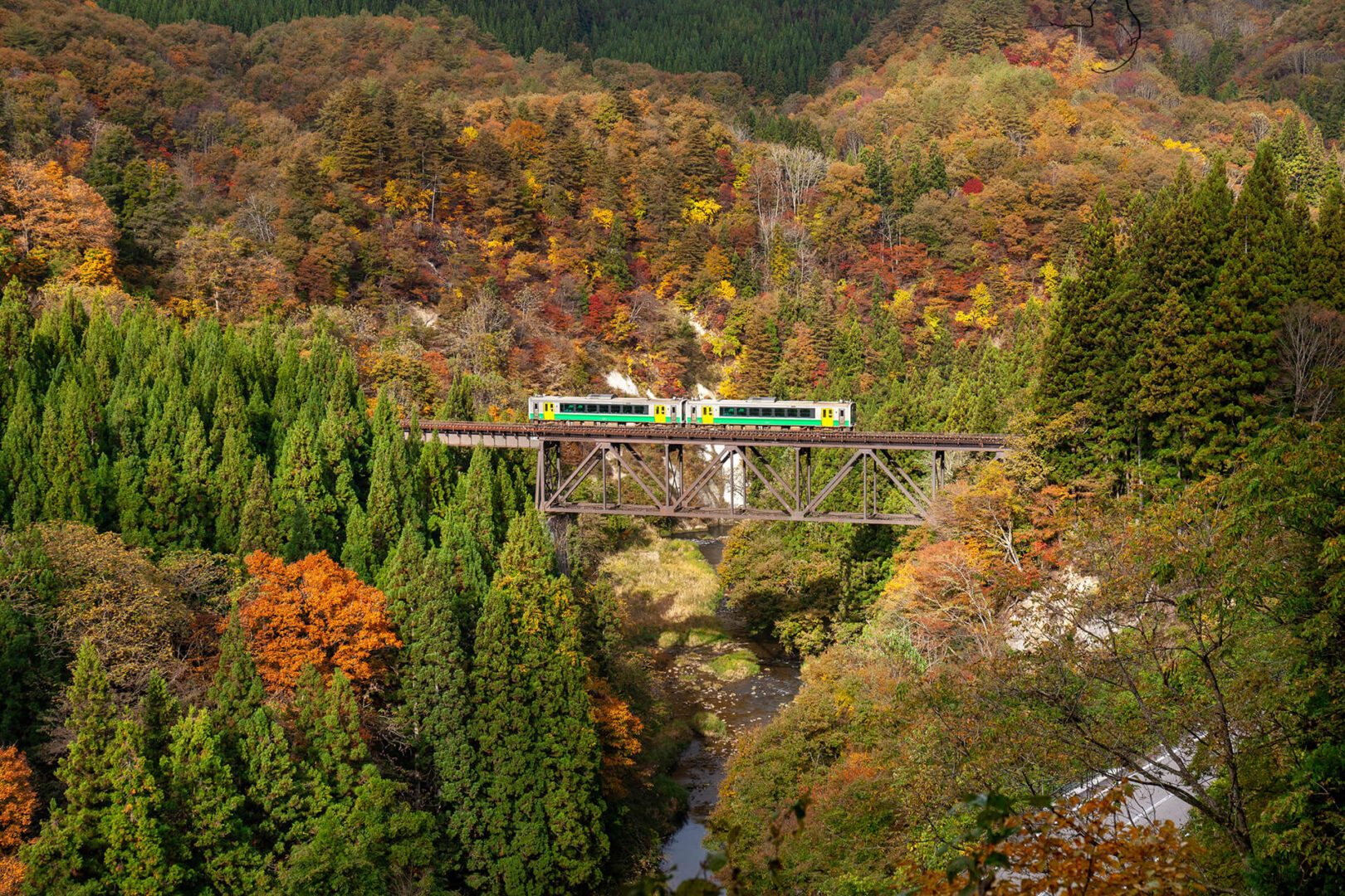 只見線　滝谷郷戸鉄橋