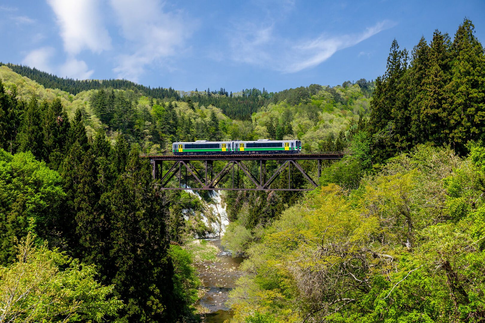 只見線　滝谷郷戸鉄橋