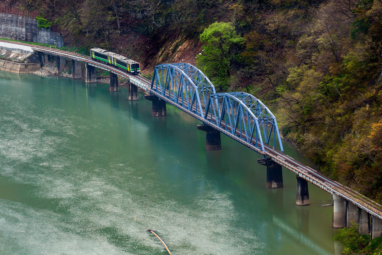 只見線　第八橋梁　俯瞰