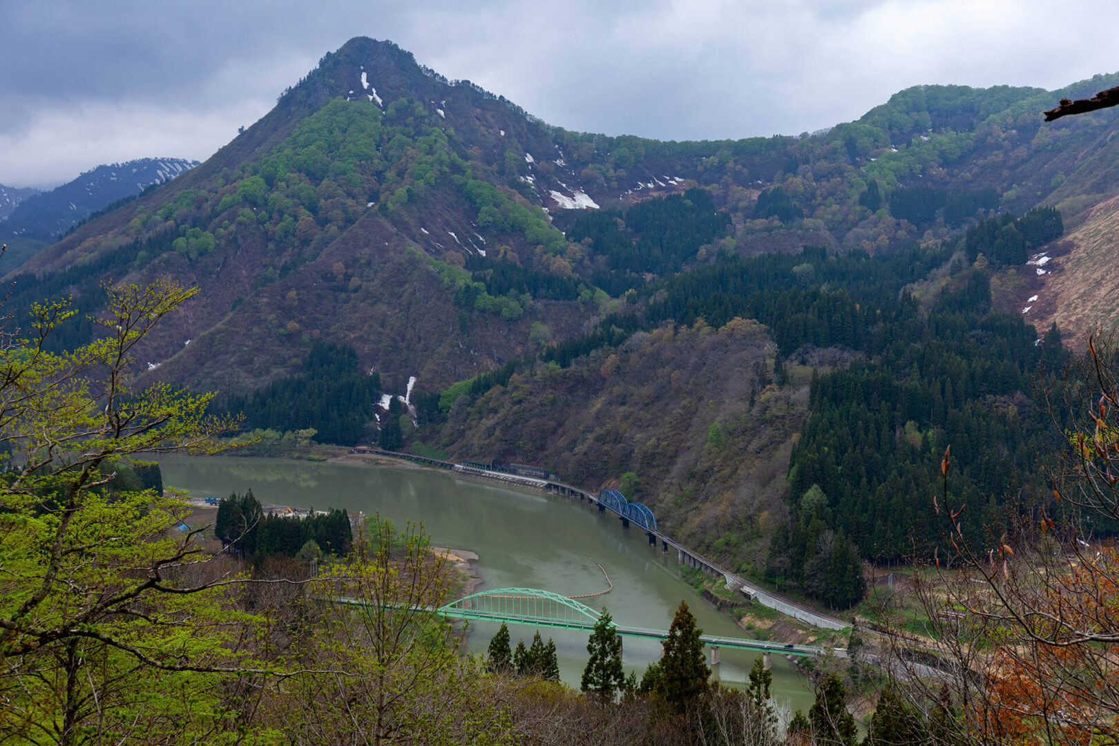 只見線　第八橋梁　俯瞰