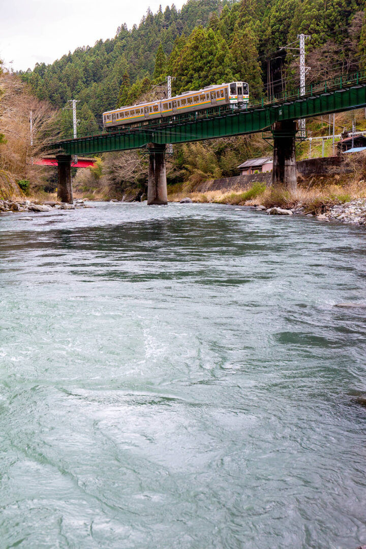 飯田線　渡らずの鉄橋
