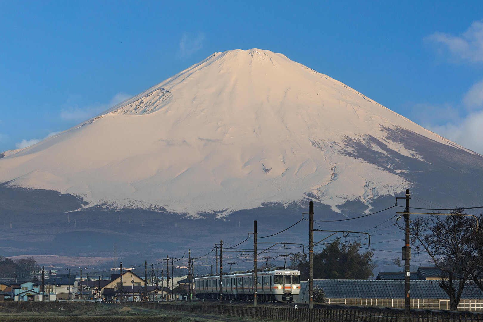 御殿場線　富士山